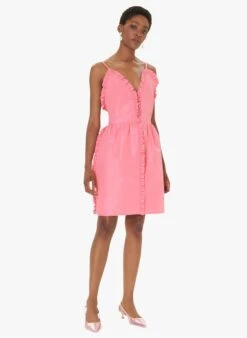 Tara Jarmon ROMARIN - Robe Courte En Taffetas | Rose -Place 4030805