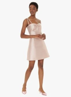 Tara Jarmon ROSABEL - Robe Courte En Satin | Noir -Place 4030815