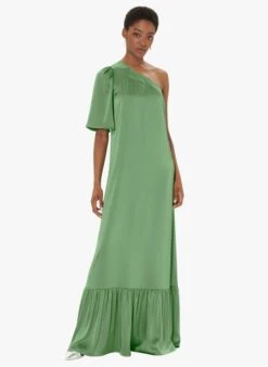 Tara Jarmon RENE - Robe Longue à Une Manche | Vert