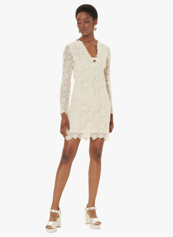 Tara Jarmon RACHELLA - Robe Courte En Coton | Multicolore 3 Tara Jarmon RACHELLA - Robe Courte En Coton | Multicolore – Image 3