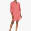 Tara Jarmon ROSALYN - Robe Courte Brodée En Coton | Rose