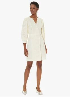 Tara Jarmon ROSALYN - Robe Courte Brodée En Coton | Blanc -Place 4030877