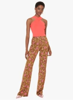 Tara Jarmon PRANA - Top Court Croisé Uni | Rose -Place 4030890