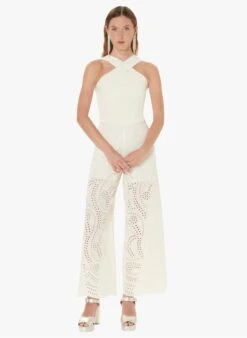 Tara Jarmon PRANA - Top Court Croisé Uni | Blanc -Place 4030891