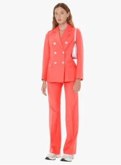 Tara Jarmon PATTI - Pantalon Large En Laine Mélangée | Rose 7 Tara Jarmon PATTI - Pantalon Large En Laine Mélangée | Rose -Place 4030933