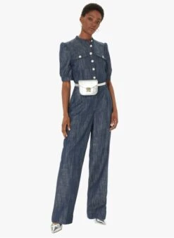 Tara Jarmon CARINNA - Combinaison Denim En Coton | Bleu