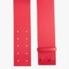 Tara Jarmon LAUREN - Ceinture Large En Cuir Lisse | Rose