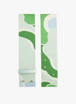 Tara Jarmon LAUREN - Ceinture Imprimée En Coton Et Lin | Vert