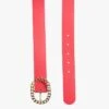 Tara Jarmon GIGI - Ceinture En Cuir à Boucle En Maillons | Rose
