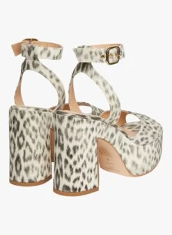 Tara Jarmon KARELLE - Sandales Haute à Imprimé Léopard | Blanc 5 Tara Jarmon KARELLE - Sandales Haute à Imprimé Léopard | Blanc -Place 4044956