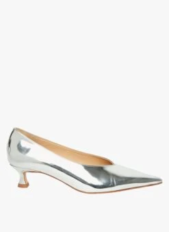 Tara Jarmon KENDALL - Escarpins En Cuir Métallique | Argent