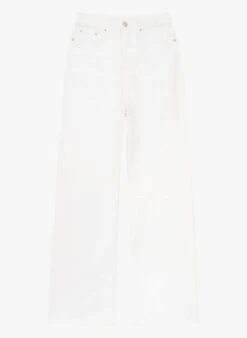Tara Jarmon JEREM - Jean Droit Taille Haute En Coton | Blanc