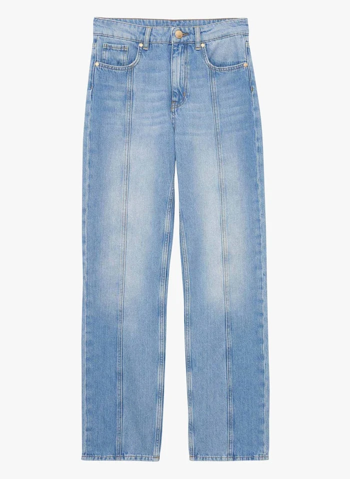 Tara Jarmon JAMES - Jean Mom-fit En Coton Délavé | Jean Délavé 3 Tara Jarmon JAMES - Jean Mom-fit En Coton Délavé | Jean Délavé – Image 3