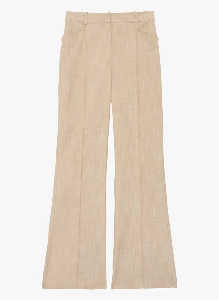 Tara Jarmon PREMIER - Pantalon Droit | Beige 3 Tara Jarmon PREMIER - Pantalon Droit | Beige – Image 3