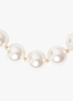Tara Jarmon BELLA - Collier à Grosses Perles | Blanc