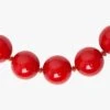 Tara Jarmon BELLA - Collier à Grosses Perles | Rouge