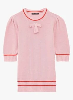 Tara Jarmon POUPEE - Pull Manches 3/4 En Coton | Rose