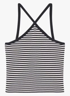 Tara Jarmon POSITANO - Débardeur Court à Rayures | Bleu -Place 4045600