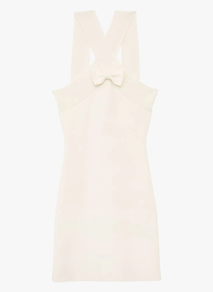 Tara Jarmon ROXIE - Robe Courte Moulante | Blanc 2 Tara Jarmon ROXIE - Robe Courte Moulante | Blanc – Image 2