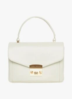 Tara Jarmon SARAH - Sac Bandoulière En Cuir De Vachette | Blanc