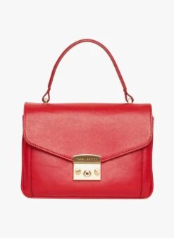 Tara Jarmon SARAH - Sac Bandoulière En Cuir De Vachette | Rouge