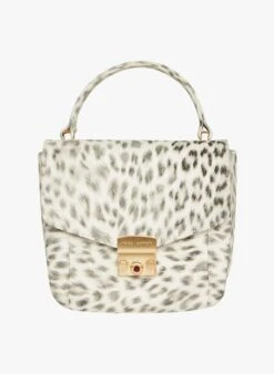 Tara Jarmon BABY SARAH - Sac à Main Imprimé En Coton Mélangé | Blanc