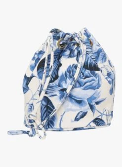 Tara Jarmon SERENA - Sac Bourse En Coton Imprimé | Bleu
