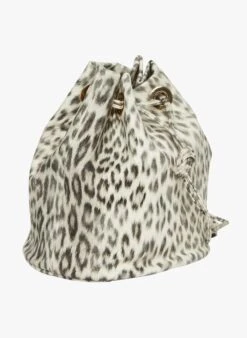 Tara Jarmon SERENA - Sac Bourse En Coton Imprimé | Blanc