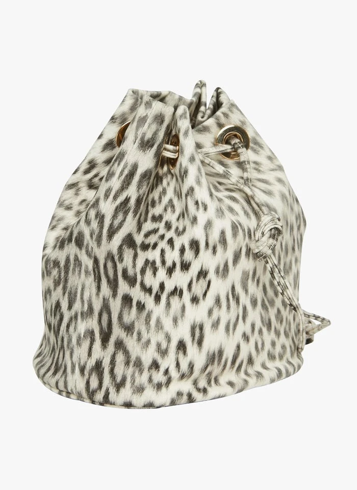 Tara Jarmon SERENA - Sac Bourse En Coton Imprimé | Blanc 1 Tara Jarmon SERENA - Sac Bourse En Coton Imprimé | Blanc