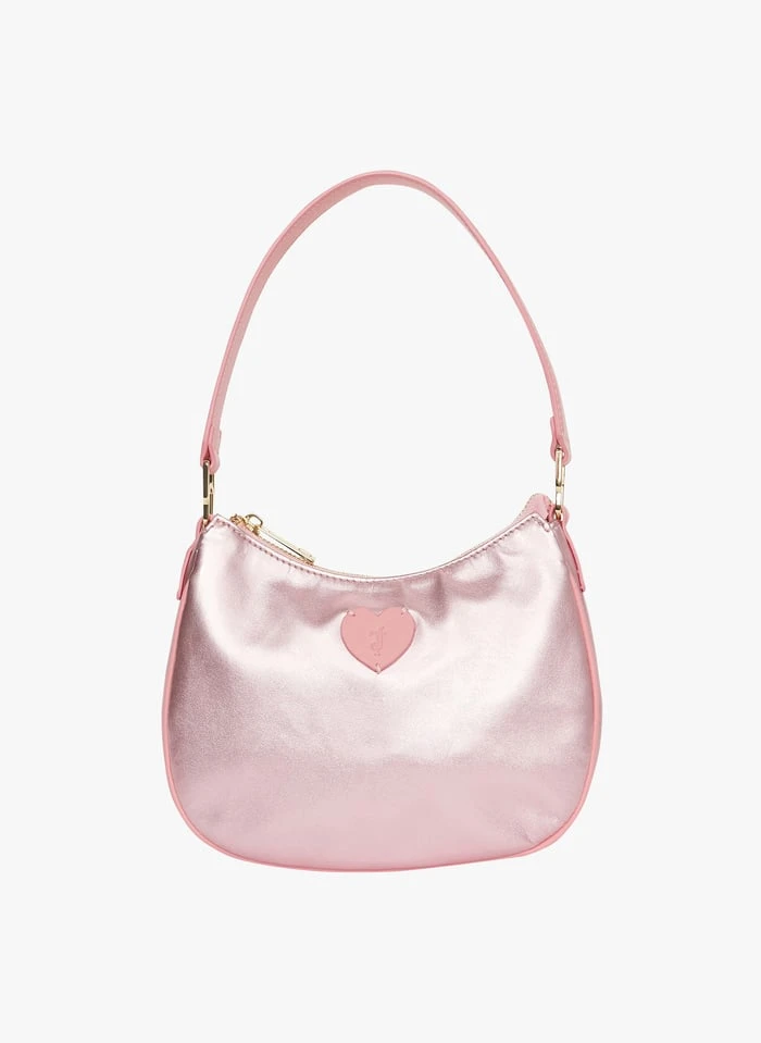 Tara Jarmon SELBY - Sac Baguette Métallique En Satin | Rose 1 Tara Jarmon SELBY - Sac Baguette Métallique En Satin | Rose