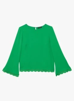 Tara Jarmon TEDDY - Top Col Rond | Vert -Place 4045679