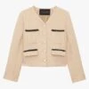 Tara Jarmon VERSAILLES - Blouson De Tailleur En Tweed En Coton Mélangé | Beige