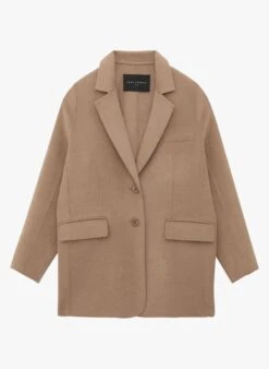 Tara Jarmon VIRGO - Veste Ample En Laine Mélangée | Beige 6 Tara Jarmon VIRGO - Veste Ample En Laine Mélangée | Beige -Place 4045691