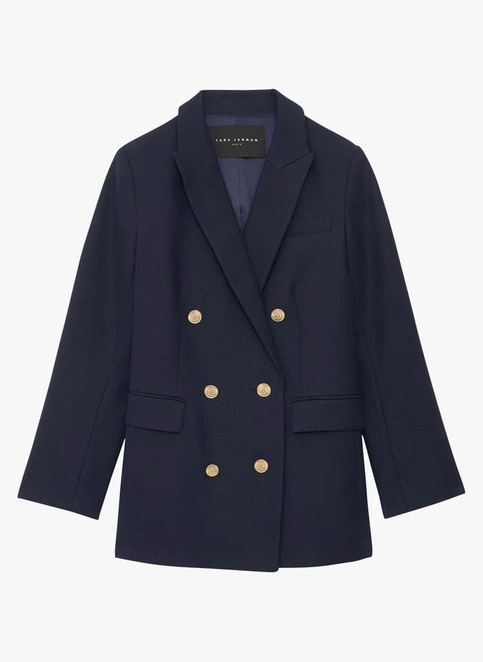 Tara Jarmon VANIA - Veste De Tailleur Cintrée | Bleu 3 Tara Jarmon VANIA - Veste De Tailleur Cintrée | Bleu – Image 3