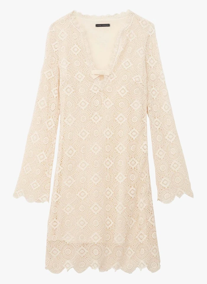 Tara Jarmon RACHELLA - Robe Courte En Coton | Multicolore 2 Tara Jarmon RACHELLA - Robe Courte En Coton | Multicolore – Image 2