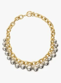 Tara Jarmon BILLIE - Collier En Chaîne Et Perle | Argent