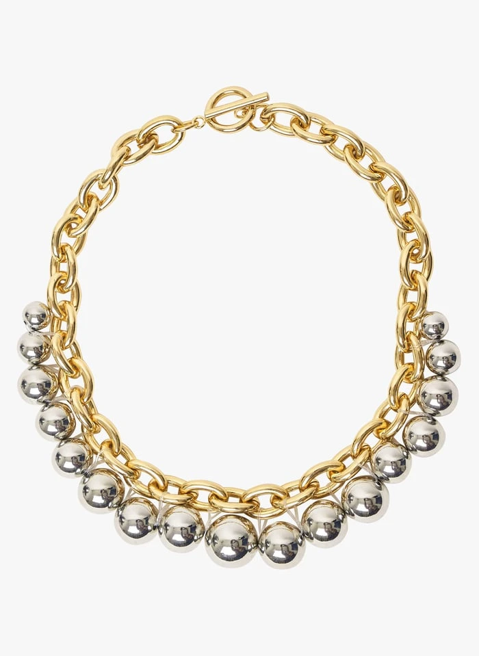 Tara Jarmon BILLIE - Collier En Chaîne Et Perle | Argent 1 Tara Jarmon BILLIE - Collier En Chaîne Et Perle | Argent