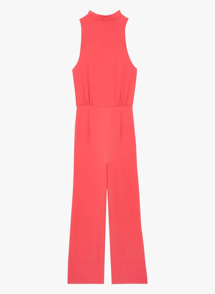 Tara Jarmon CECILE - Combinaison Col Montant Large | Rose 3 Tara Jarmon CECILE - Combinaison Col Montant Large | Rose – Image 3