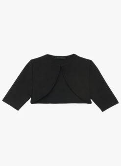 Tara Jarmon GAUTHIER - Gilet Boléro En Viscose Mélangée | Noir -Place 4103291