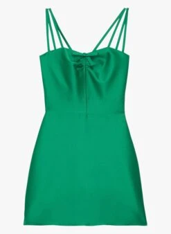 Tara Jarmon ROSABEL - Robe Courte En Satin | Vert -Place 4103315