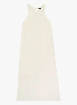 Tara Jarmon ROXANNE - Robe Longue Col Rond | Blanc -Place 4103328