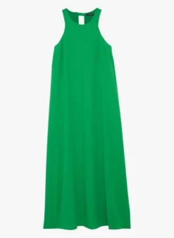 Tara Jarmon ROXANNE - Robe Longue Col Rond | Vert -Place 4103330
