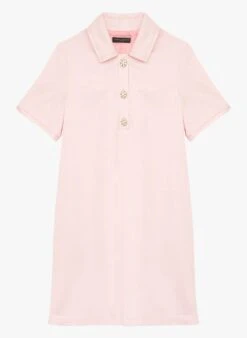 Tara Jarmon RITOURNELLE - Robe Courte Col Classique | Rose