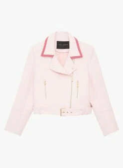 Tara Jarmon VITTORIO - Blouson Court Col Tailleur En Coton | Rose