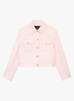 Tara Jarmon VASCANO - Veste Courte Col Classique | Rose 6 Tara Jarmon VASCANO - Veste Courte Col Classique | Rose -Place 4132386