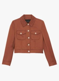 Tara Jarmon VASCANO - Veste Courte Col Classique | Marron