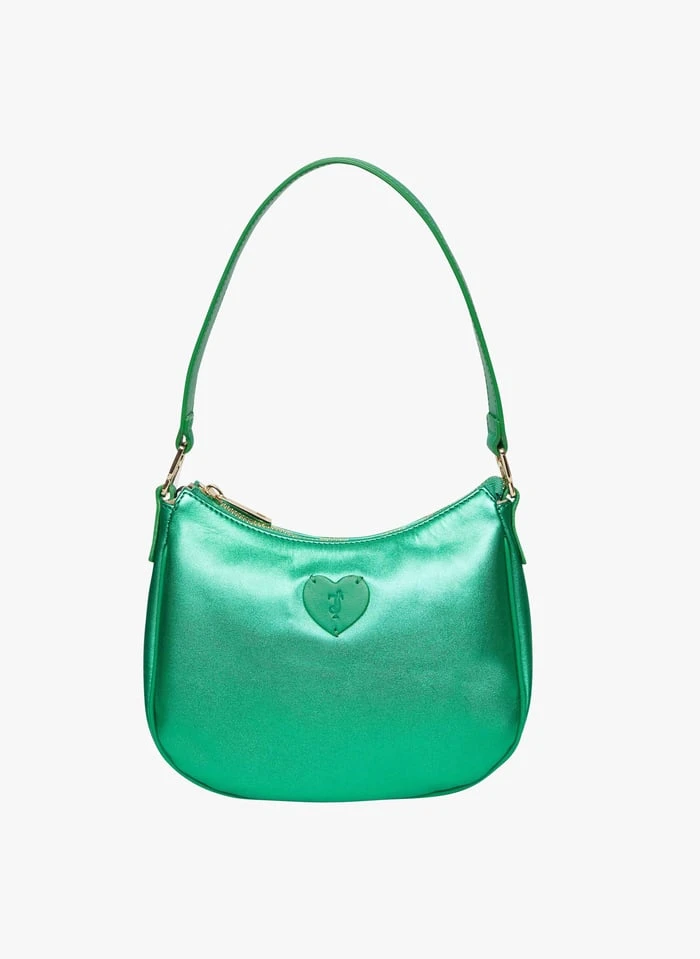 Tara Jarmon SELBY - Sac Baguette Métallique En Satin | Vert 1 Tara Jarmon SELBY - Sac Baguette Métallique En Satin | Vert