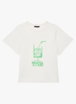Tara Jarmon TARAFRESH - Tee-shirt Col Rond En Coton | Blanc