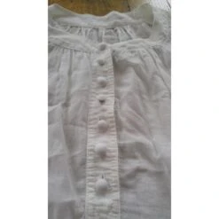 Blouse Large Tara Jarmon T1 Blanc -Place 43346 3