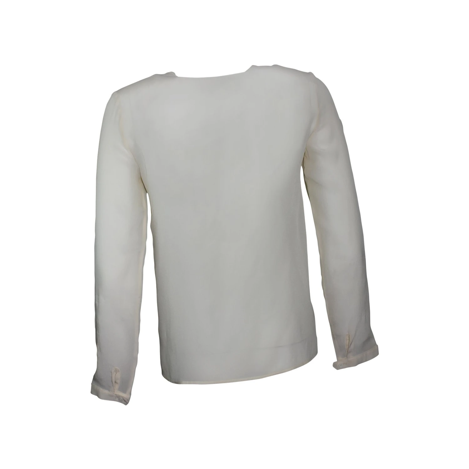 Tara Jarmon Top Boutonné Crème 2 Tara Jarmon Top Boutonné Crème – Image 2